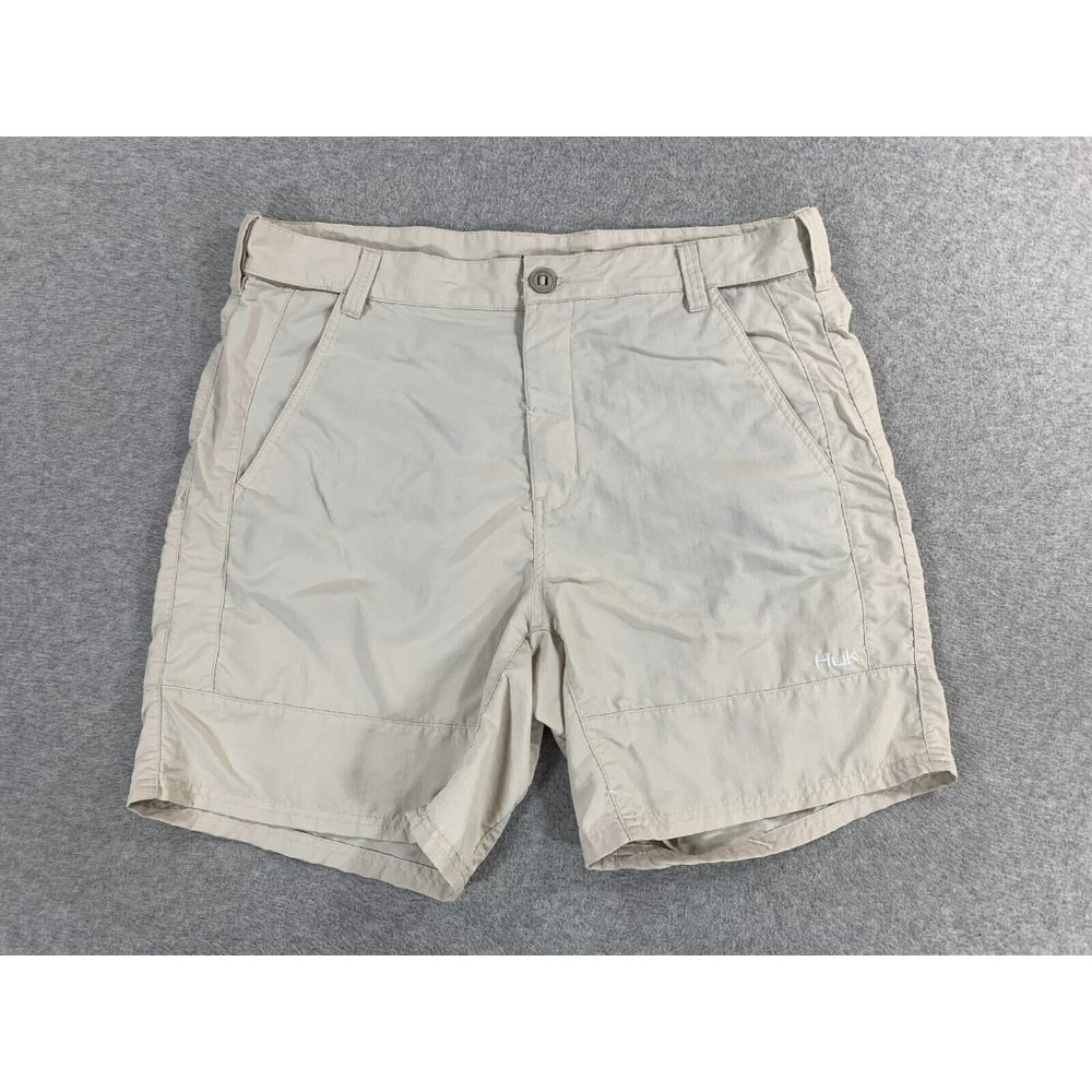 HUK Performance Nylon Fishing Shorts‎ (Men's XXL) Tan